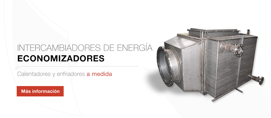 Intercambiadores energía economizadores