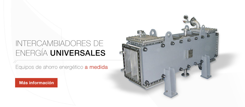 Intercambiadores energía universales